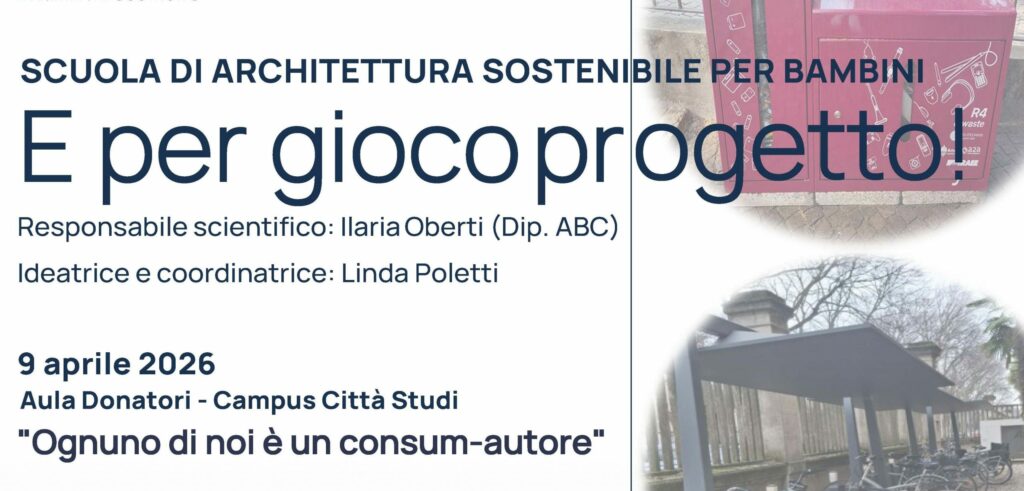 Designing for fun! A new event at Politecnico on April 9, 2026